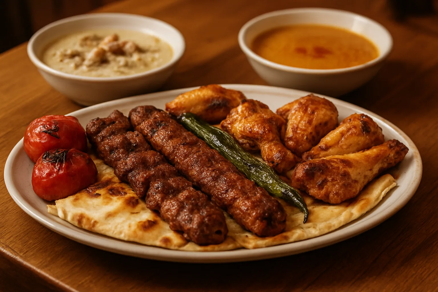 Avcılar Ambarlı ve Mustafa Kemal Paşa hattında karışık mangalbaşı ızgara ve kebap tabağı