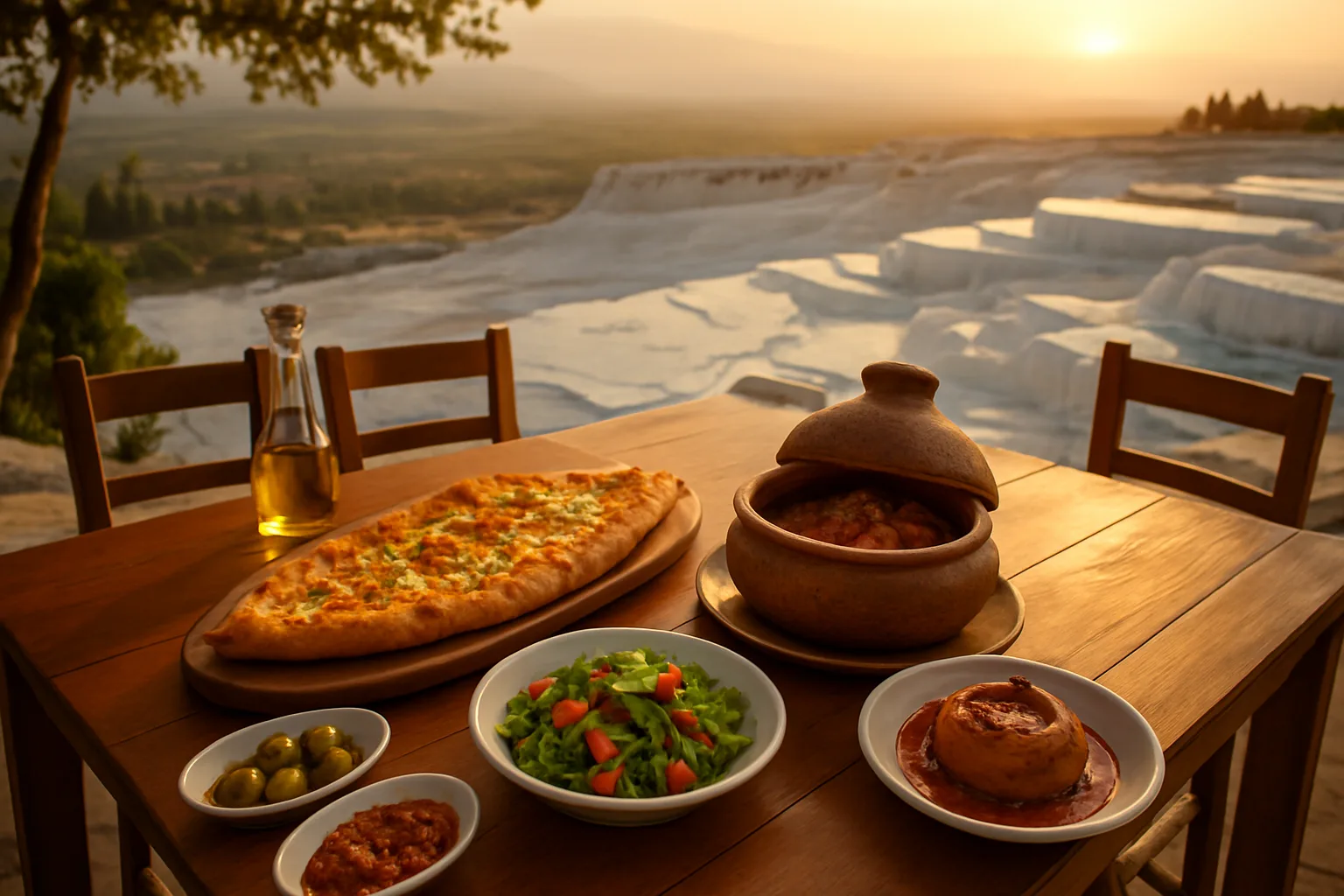 Pamukkale Restoranları: Travertenlerden Kınıklı'ya 10 Seçkin Lezzet Durağı